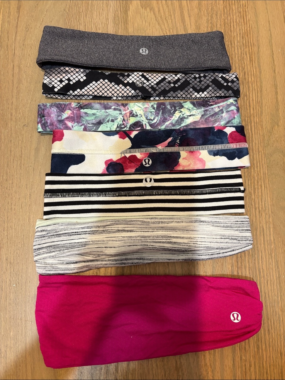 Lululemon Athletica Bundle Set of 7 Assorted Headbands